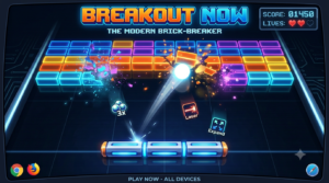 Breakout Now free online arcade game screenshot