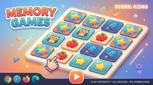 Memory Games free online arcade game screenshot