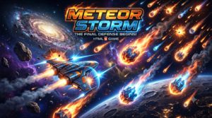 Meteor Storm free online arcade game screenshot