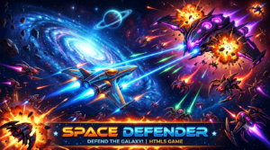 Space Defender free online arcade game screenshot