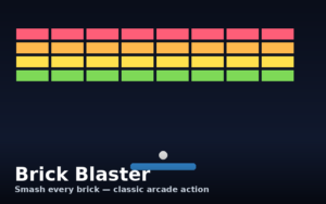 Brick Blaster free online arcade game screenshot