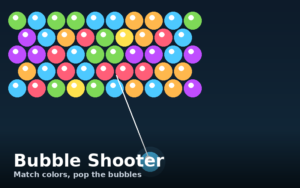Bubble Shooter free online arcade game screenshot