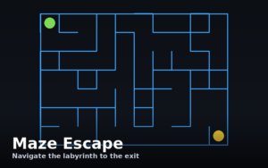 Maze Escape free online arcade game screenshot