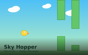 Sky Hopper free online arcade game screenshot
