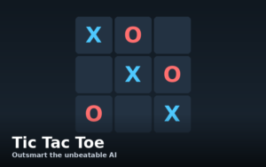 Tic Tac Toe free online arcade game screenshot